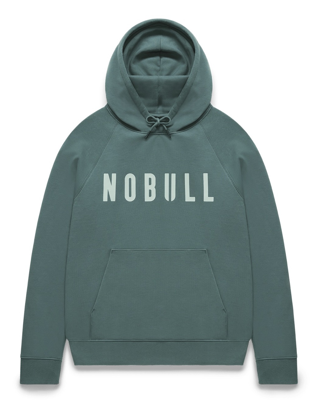 NOBULL Men's Slate Green Logo Hoodie